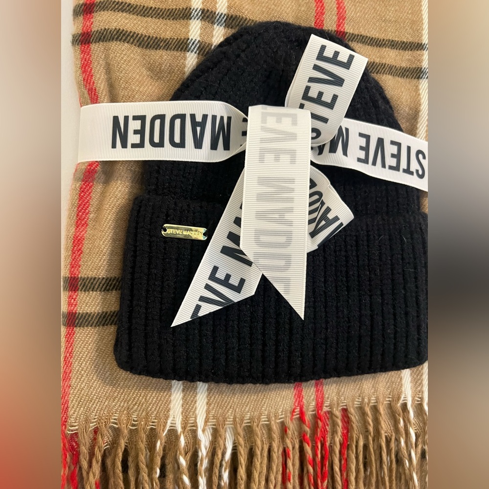 Steve Madden Scarf and Beanie Set